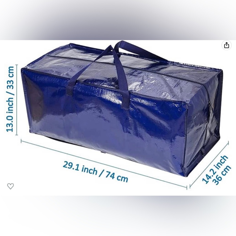 Heavy duty storage or moving bag 2 Pack